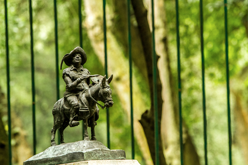 fuente del quijote bosque chapultepec