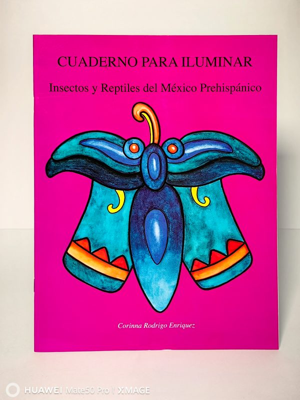 Libreta para colorear Insectos y Reptiles del México Prehispánico