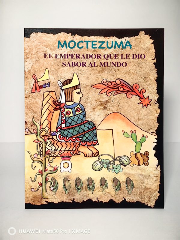 Libreta para colorear Rey de los Mexicas "Moctezuma"