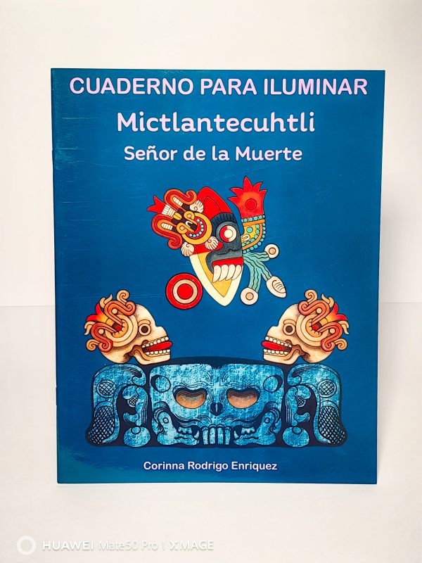 Libreta para colorear Mictlantecuhtli "Señor de la Muerte"