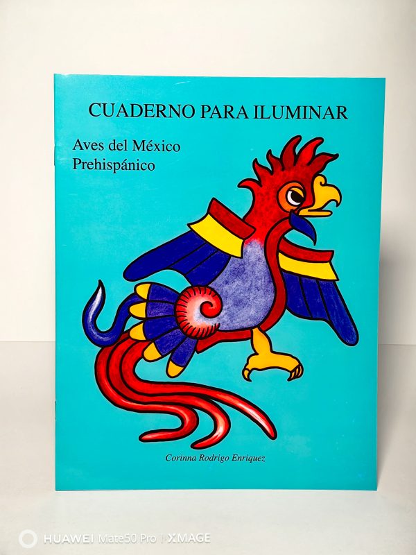 Libreta para colorear Aves del México Prehispánico