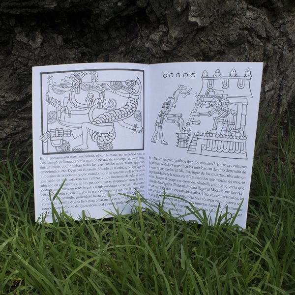 Libreta para colorear Mictlantecuhtli "Señor de la Muerte" - Image 2
