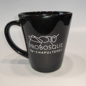 Taza Chapulín Negra Pro Bosque Chapultepec