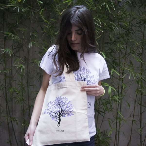 Tote Bag Jacaranda Manta Gruesa Pro Bosque Chapultepec - Image 3