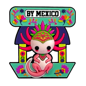 Imán Ajolote Yul Rosa by México - Pro Bosque Chapultepec