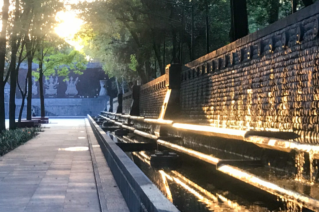 La Fuente Nezahualcóyotl del Bosque de Chapultepec fue restaurada por el Fideicomiso Pro Bosque de Chapultepec 