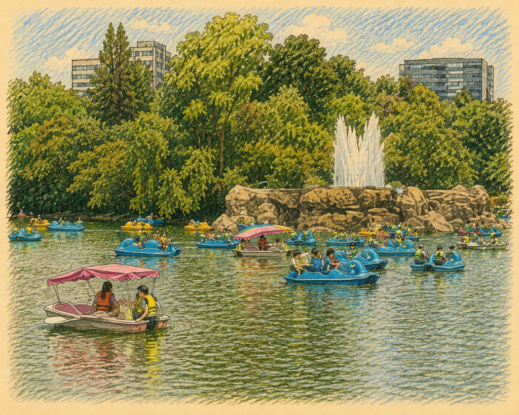 lanchas del bosque de chapultepec