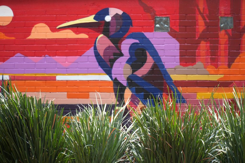 mural kiosco A1 para la primera infancia en Chapultepec